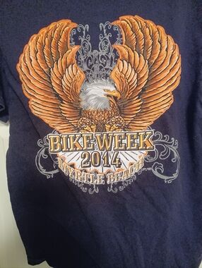 Bike Week 2014 Myrtle Beach Eagle Graphic Tee